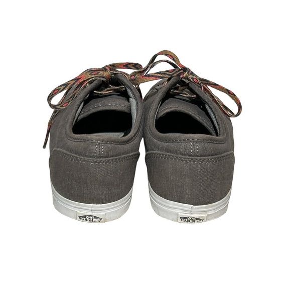 Women’s Off the Wall‎ Vans Low Canvas Aztec Lace Skate Sneakers Shoes Grey 8.5 - Picture 7 of 8